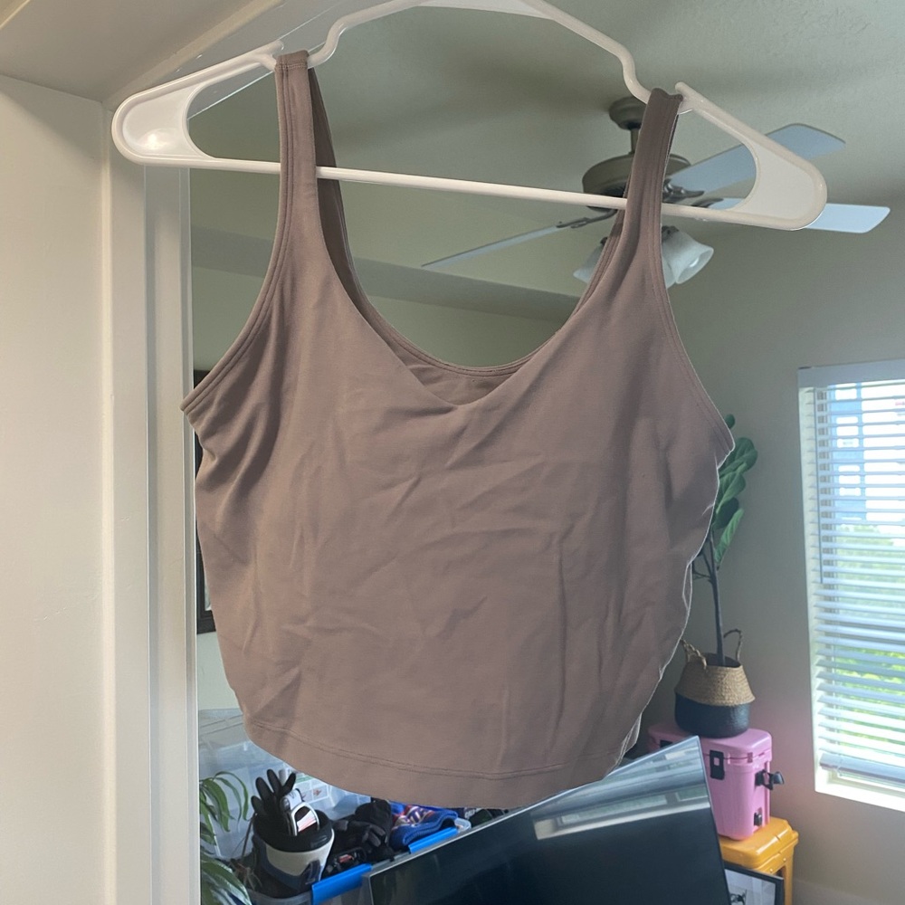 Women's lulu Taupe Tank Top